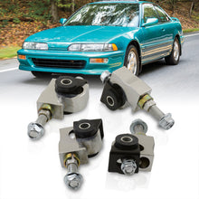 Load image into Gallery viewer, Acura Integra 1990-2001 / Honda Civic 1988-2000 / CRX 1988-1991 / Del Sol 1993-1997 Front Upper Control Arms Camber Kit Bushings Chrome
