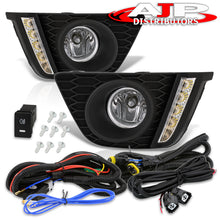 Load image into Gallery viewer, Honda Fit 2015-2017 Front DRL Fog Lights Clear Len (Includes Switch & Wiring Harness)