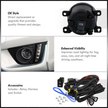 Load image into Gallery viewer, Honda Fit 2015-2017 Front DRL Fog Lights Clear Len (Includes Switch & Wiring Harness)