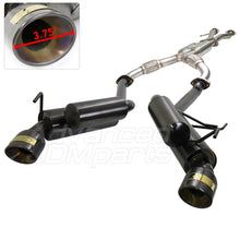 Load image into Gallery viewer, Infiniti G35 Coupe 2003-2007 / Nissan 350Z 2003-2009 Hi-Power Style Dual Tip Stainless Steel Catback Exhaust System Gunmetal (Piping: 2.25" / 58mm | Tip: 4.5")