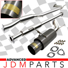 Load image into Gallery viewer, Honda Accord 2.3L I4 1998-2002 N1 Style Stainless Steel Catback Exhaust System Gunmetal (Piping: 2.5" / 65mm | Tip: 4.5")