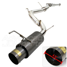Load image into Gallery viewer, Honda Accord 2.3L I4 1998-2002 N1 Style Stainless Steel Catback Exhaust System Gunmetal (Piping: 2.5" / 65mm | Tip: 4.5")