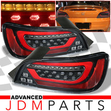 Load image into Gallery viewer, Honda S2000 AP2 2004-2009 LED Bar Tail Lights Black Housing Clear Len Red Tube