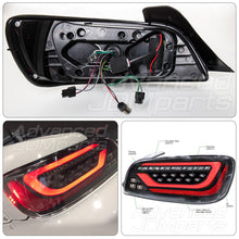 Load image into Gallery viewer, Honda S2000 AP2 2004-2009 LED Bar Tail Lights Black Housing Clear Len Red Tube