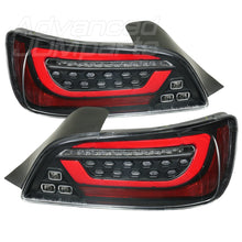 Load image into Gallery viewer, Honda S2000 AP2 2004-2009 LED Bar Tail Lights Black Housing Clear Len Red Tube