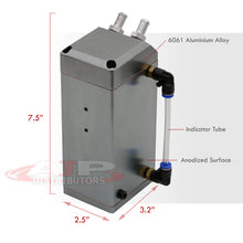 Load image into Gallery viewer, Universal 600ML Rectangular Oil Catch Can Tank 7"x3"x2.5" Gunmetal