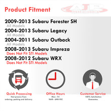 Load image into Gallery viewer, Subaru Impreza WRX 2008-2012 / Impreza 2008-2013 / Forester SH 2009-2013 / Legacy 2004-2013 / Outback 2004-2011 Front Control Arm Bushings Kit Red