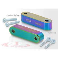 Load image into Gallery viewer, Acura Honda 22mm Aluminum Hood Riser Spacer Neo Chrome