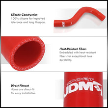 Load image into Gallery viewer, Honda Prelude H22A 1997-2001 Silicone Radiator Hoses Red