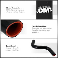 Load image into Gallery viewer, Honda Prelude H22A 1992-1996 Silicone Radiator Hoses Black