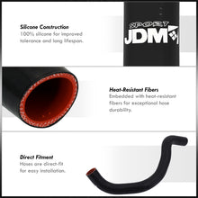Load image into Gallery viewer, Acura TSX 2004-2008 / Honda Accord Euro-R K20A K24A 2002-2008 Silicone Radiator Hoses Black