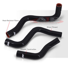 Load image into Gallery viewer, Mazda RX8 2004-2011 Silicone Radiator Hoses Black
