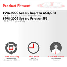 Load image into Gallery viewer, Subaru Forester SF EJ25 1998-2002 / Impreza EJ18 EJ22 EJ25 1996-2000 Silicone Radiator Hoses Black