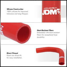 Load image into Gallery viewer, Subaru Forester SF EJ25 1998-2002 / Impreza EJ18 EJ22 EJ25 1996-2000 Silicone Radiator Hoses Red