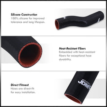 Load image into Gallery viewer, Lexus IS300 2001-2005 Silicone Radiator Hoses Black