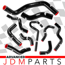 Load image into Gallery viewer, Nissan 240SX SR20DET 1989-1998 Silicone Radiator Hoses Set Black
