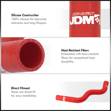 Load image into Gallery viewer, Nissan 240SX SR20DET 1989-1998 Silicone Radiator Hoses Set Red