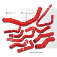 Load image into Gallery viewer, Nissan 240SX SR20DET 1989-1998 Silicone Radiator Hoses Set Red