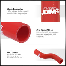 Load image into Gallery viewer, Toyota Corolla 1983-1987 Silicone Radiator Hoses Red