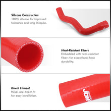 Load image into Gallery viewer, Chevrolet Camaro SBC 1971-1988 Silicone Radiator Hoses Red