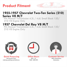 Load image into Gallery viewer, Chevrolet Small Block SBC 150 210 V8 1955-1957 Silicone Radiator Hoses Red