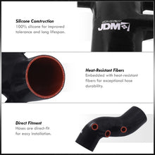 Load image into Gallery viewer, Toyota Supra MK3 3.0L 7MGE 7MGTE 1986-1992 Silicone Intake Arm Hose Black