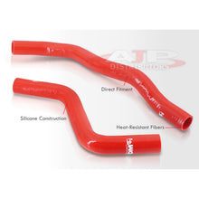 Load image into Gallery viewer, Mitsubishi Eclipse 2G 4G63T 1995-1999 Silicone Radiator Hoses Red
