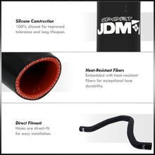 Load image into Gallery viewer, Mitsubishi Eclipse V6 2000-2004 Silicone Radiator Hoses Black