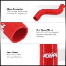 Load image into Gallery viewer, Mazda RX7 1993-1997 Silicone Radiator Hoses Red