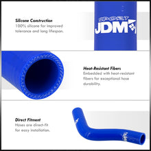 Load image into Gallery viewer, Honda Civic 1992-2000 D-Series D15 D16 SOHC Silicone Radiator Hoses Blue
