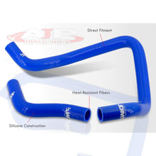Load image into Gallery viewer, Honda Civic 1992-2000 D-Series D15 D16 SOHC Silicone Radiator Hoses Blue