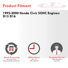 Load image into Gallery viewer, Honda Civic 1992-2000 D-Series D15 D16 SOHC Silicone Radiator Hoses Blue