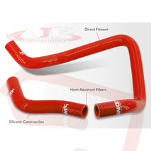 Load image into Gallery viewer, Honda Civic 1992-2000 D-Series D15 D16 SOHC Silicone Radiator Hoses Red