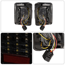 Load image into Gallery viewer, Jeep Wrangler JK 2007-2018 LED Tail Lights Chrome Housing Smoke Len
