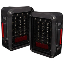 Load image into Gallery viewer, Jeep Wrangler JK 2007-2018 LED Tail Lights Chrome Housing Smoke Len
