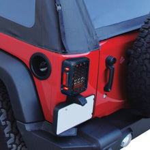 Load image into Gallery viewer, Jeep Wrangler JK 2007-2018 LED Tail Lights Chrome Housing Smoke Len