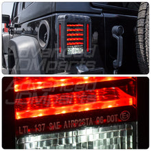 Load image into Gallery viewer, Jeep Wrangler JK 2007-2018 LED Tail Lights Black Housing Clear Len