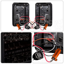 Load image into Gallery viewer, Jeep Wrangler JK 2007-2018 LED Tail Lights Chrome Housing Smoke Len