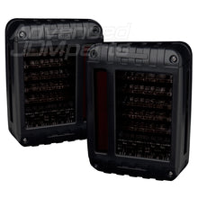 Load image into Gallery viewer, Jeep Wrangler JK 2007-2018 LED Tail Lights Chrome Housing Smoke Len