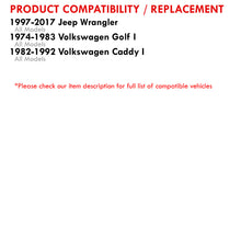 Load image into Gallery viewer, Jeep Wrangler 1997-2017 Cree LED Projector Headlights Black Housing Clear Len