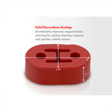 Load image into Gallery viewer, Universal 2 Bolt Hole Polyeurathane Exhaust Hanger Bushing Red