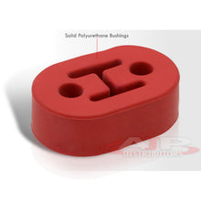 Load image into Gallery viewer, Universal 2 Bolt Hole Polyeurathane Exhaust Hanger Bushing Red