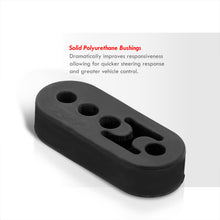 Load image into Gallery viewer, Universal 4 Bolt Hole Polyeurathane Exhaust Hanger Bushing Red