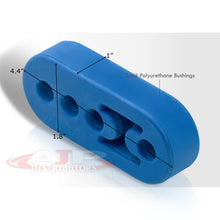 Load image into Gallery viewer, Universal 4 Bolt Hole Polyeurathane Exhaust Hanger Bushing Black