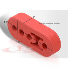 Load image into Gallery viewer, Universal 4 Bolt Hole Polyeurathane Exhaust Hanger Bushing Blue