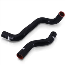 Load image into Gallery viewer, Nissan Datsun 280Z 2.8L L28 1975-1978 Silicone Radiator Hoses Black