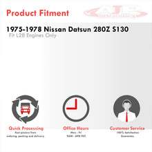 Load image into Gallery viewer, Nissan Datsun 280Z 2.8L L28 1975-1978 Silicone Radiator Hoses Black