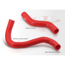 Load image into Gallery viewer, Nissan Datsun 280Z 2.8L L28 1975-1978 Silicone Radiator Hoses Red