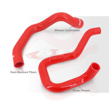 Load image into Gallery viewer, Jeep Cherokee XJ 4.0L 1984-2005 Silicone Radiator Hoses Red
