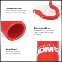 Load image into Gallery viewer, Jeep Cherokee XJ 4.0L 1991-2001 Silicone Radiator Hoses Red